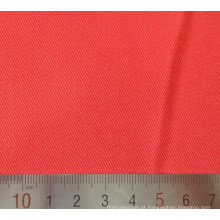 Tela tecida de sarja de algodão poliéster vermelho T/C